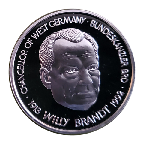 Nobels fredspris, Stor medalje i sølv 1oz. Brandt 1971