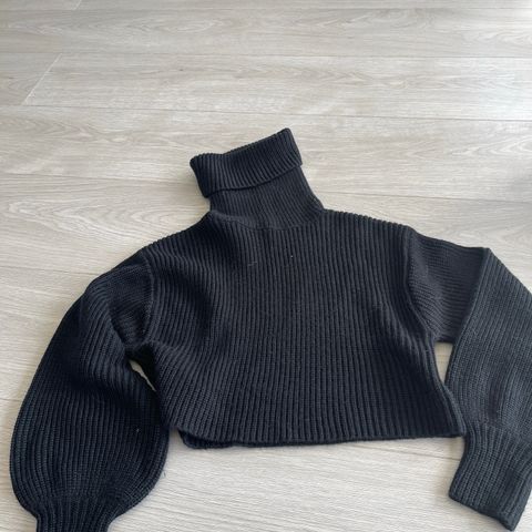 Cropped turtleneck knit /S