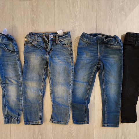 4stk Jeans str 98