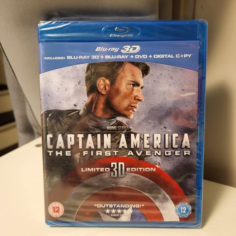 Captain America the first Avenger limited blu-ray 3D edition