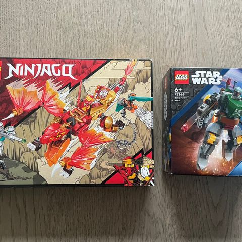 Lego Ninjago 71762 og  star wars 75369