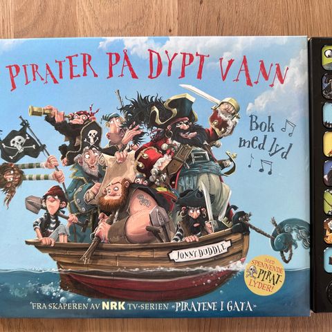 Pirater på dypt vann - bok med lyd