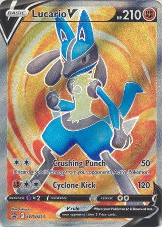 Lucario V - SWSH213 - Full Art Promo