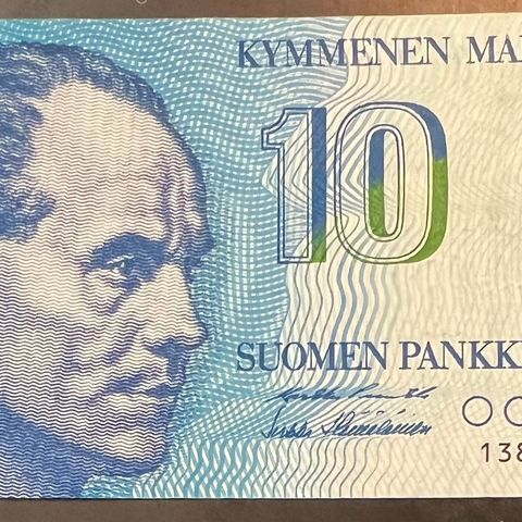 FINLAND 10 MARK. 1986. Kv. 0/01.  P-113