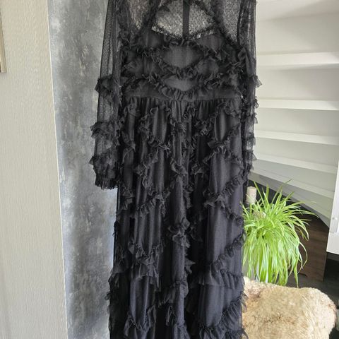 Nydelig svart kjole i str.M