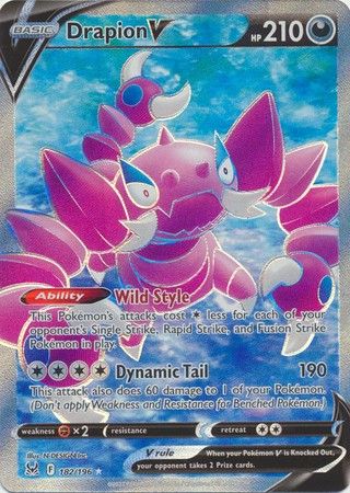 Drapion V - 182/196 - Full Art