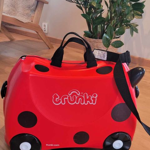 Trunki trillekoffert til barn marihøne