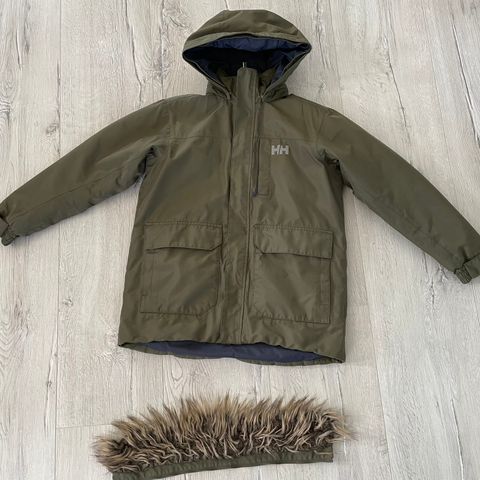 Helly Hansen parkas/jakke str 152/12år gutt