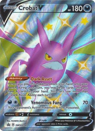 Crobat V - SWSH098 - Shiny Promo