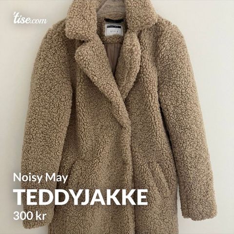 Teddyjakke fra Noisy May str XS