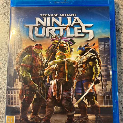 Ninja turtles. Norsk tekst.