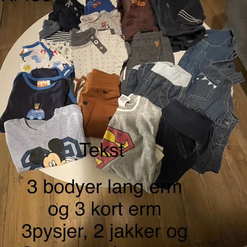 Gutteklær Str 74