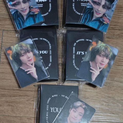 [kpop] Ateez the world ep. Fin: will official merch wax tablet m/fotokort