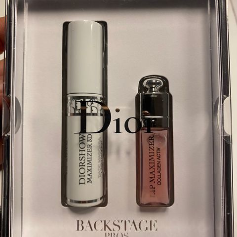 Dior Backstage pros set