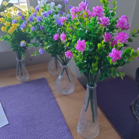 Blomsterbukett kunstig