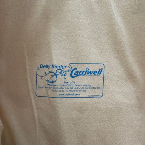 Carriwell post birth belly binder magebelte