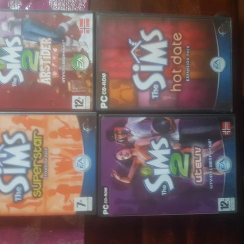 10 stk Sims .