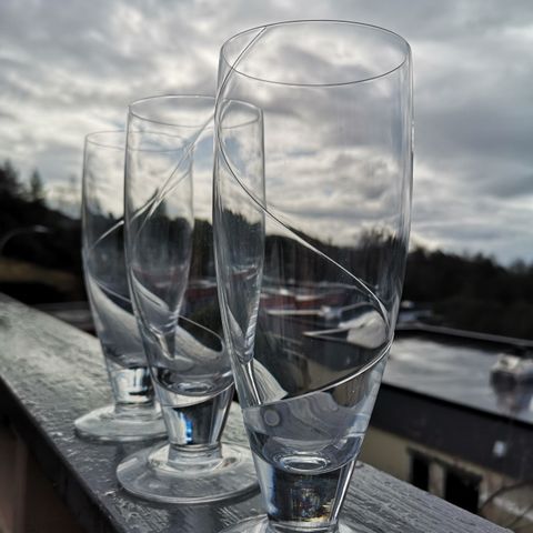 Kosta Boda Line ølglass