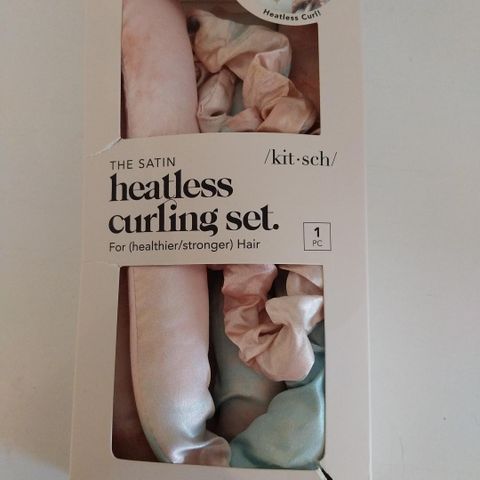Heatless curling set