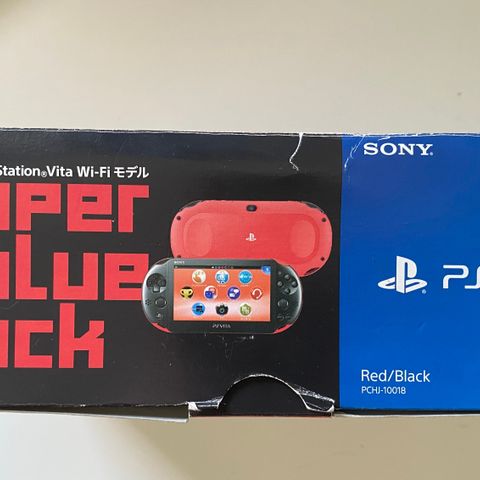 PS Vita Slim Red/Black