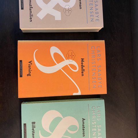 3 bøker Lars Saabye C. Inneholder 6 romaner