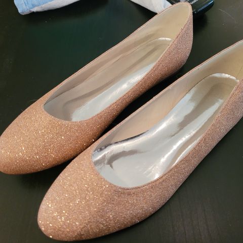 Gull glitter ballerina str 40