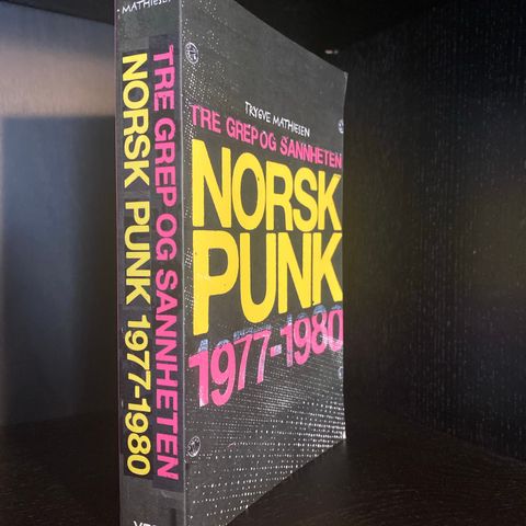 📚BORGE ANTIKVARIAT: «Norsk Punk 1977-1980» Trygve Mathiesen