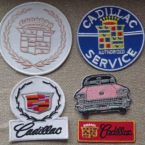 5 forskj Cadillac tøymerker selges