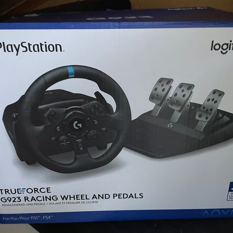 Logithech PlayStation ratt, pedaler og gir