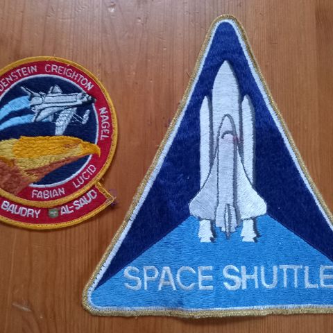 Space shuttle-STS-51-G Nasa tøymerker