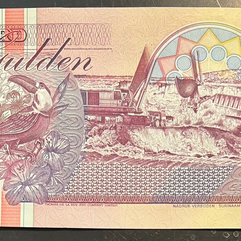 SURINAM.  100 GULDEN. P-139.  UNC