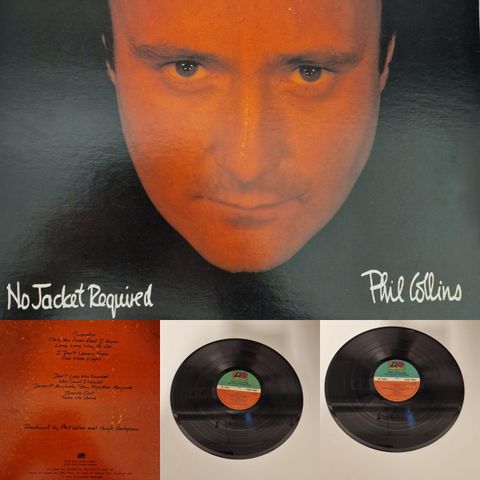 PHIL COLLINS "NO JACKET REQUIRED " 1985