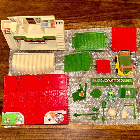 TMNT Mini Mutants Bodacious Battleset ‘Pizza Wars’ 1994