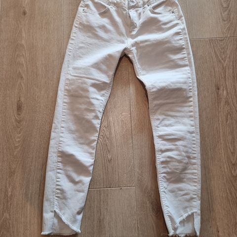 Hvit denim bukse fra 2nd one