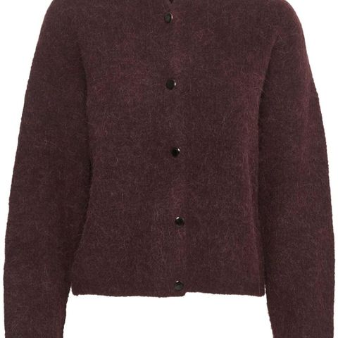 Geztus - Alpha GZ cardigan - plum melange str XS