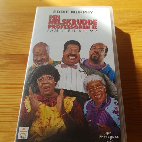 Den Helskrudde Professoren 2 med Eddie Murphy Vhs