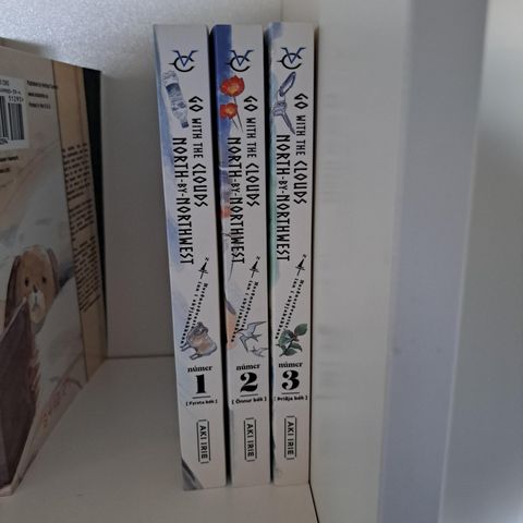 Go With The Clouds North By Northwest manga volum 1, 2 og 3