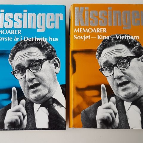 Kissinger, Memoarer: Bok 1+2