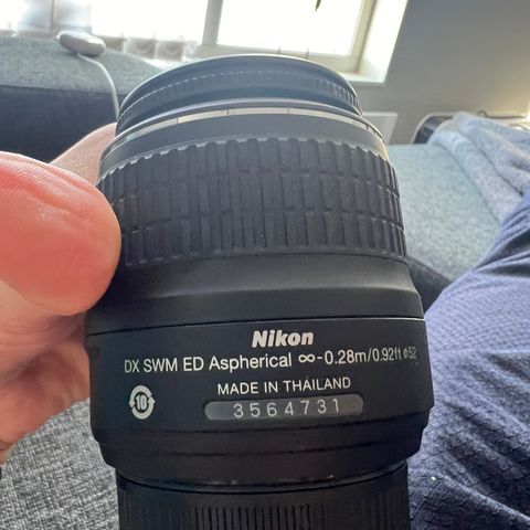 Nikon kamera linse