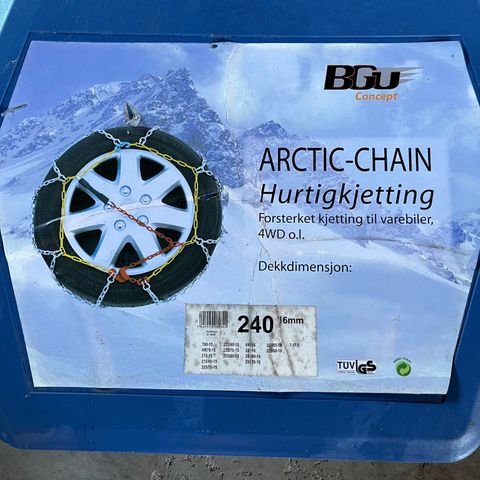 BGU  arctic-chain hurtigkjettinger 240 16mm