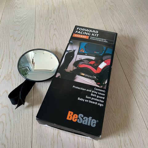 Ubrukt BeSafe Forward facing kit + speil (litt brukt)