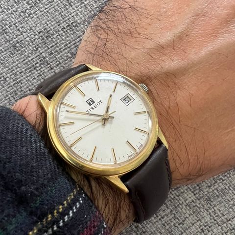 Flott vintage Tissot med mekanisk verk fra 70-tallet