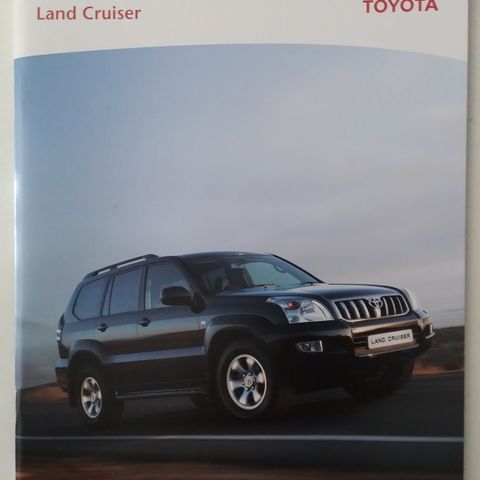 Toyota LAND CRUISER -brosjyre. (NORSK)