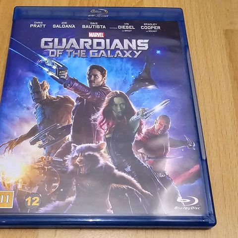 Guardians of the Galaxy på Blu-ray selges