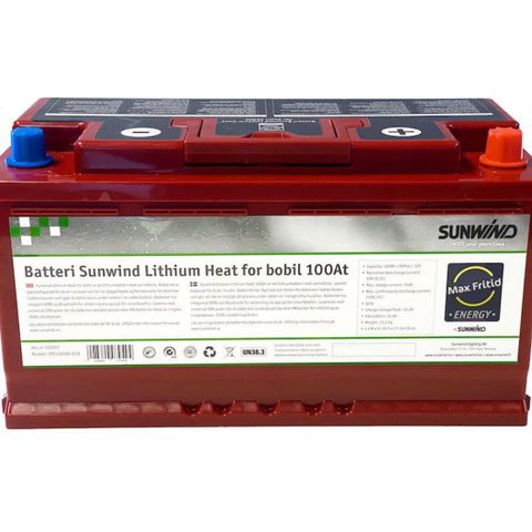 Sunwind Lithium 100 Ah (150 BMS)