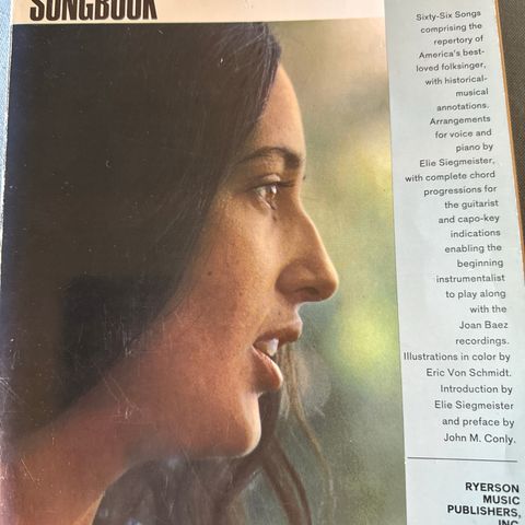 THE JOAN BAEZ SONGBOOK - 66 SANGER FRA BAEZ KATALOGEN