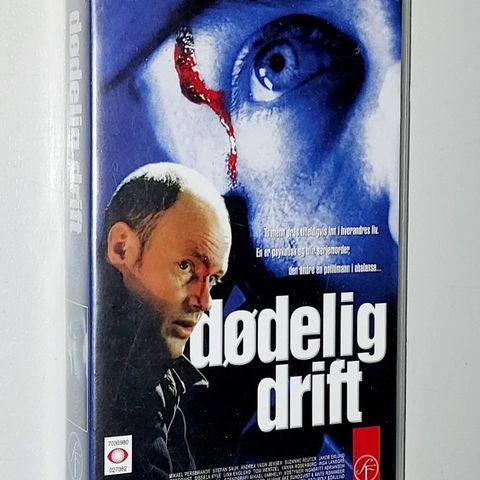 VHS SMALL BOX.DØDELIG DRIFT.Svensk film.