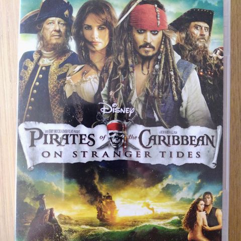 Dvd. Pirates of the Caribbean. On stranger tides. Norsk tekst.