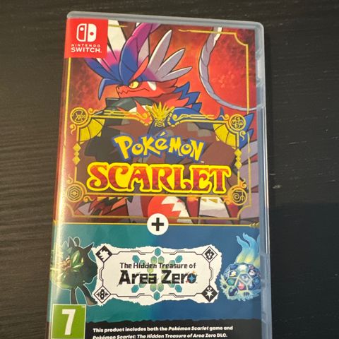 Selger Pokémon Scarlet Hidden Treasure of Area Zero