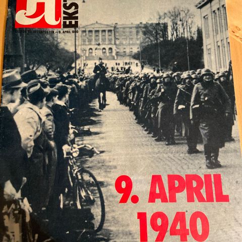 A-magasinet 1990 -bilder og historier 9.april 1940 - 8.mai 1945